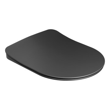 Ravak X01795 - Asiento de inodoro SoftClose CHROME negro