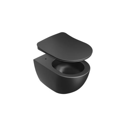 Ravak X01795 - Asiento de inodoro SoftClose CHROME negro