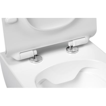 Ravak X01861 - Asiento de inodoro SoftClose VITA SLIM blanco