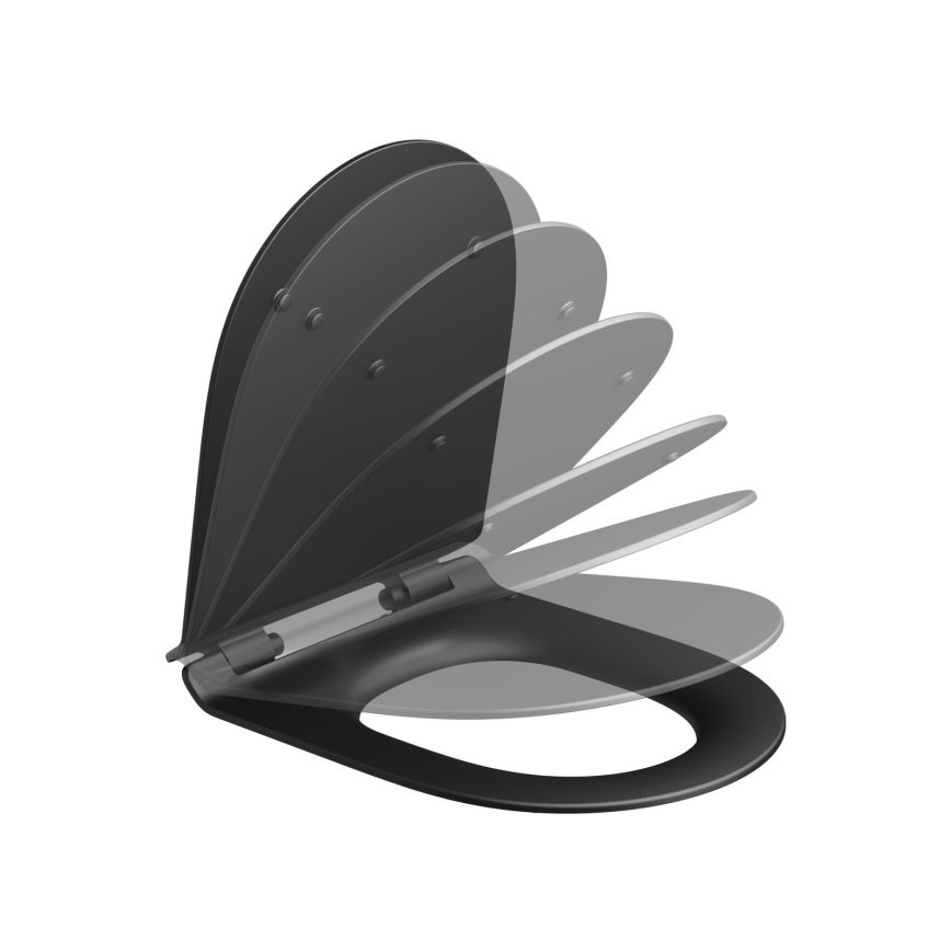 Ravak X01862 - Asiento de inodoro SoftClose VITA SLIM negro