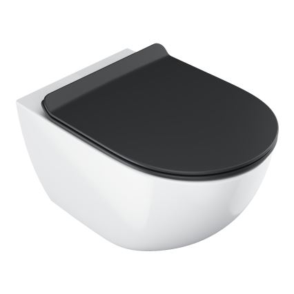 Ravak X01862 - Asiento de inodoro SoftClose VITA SLIM negro
