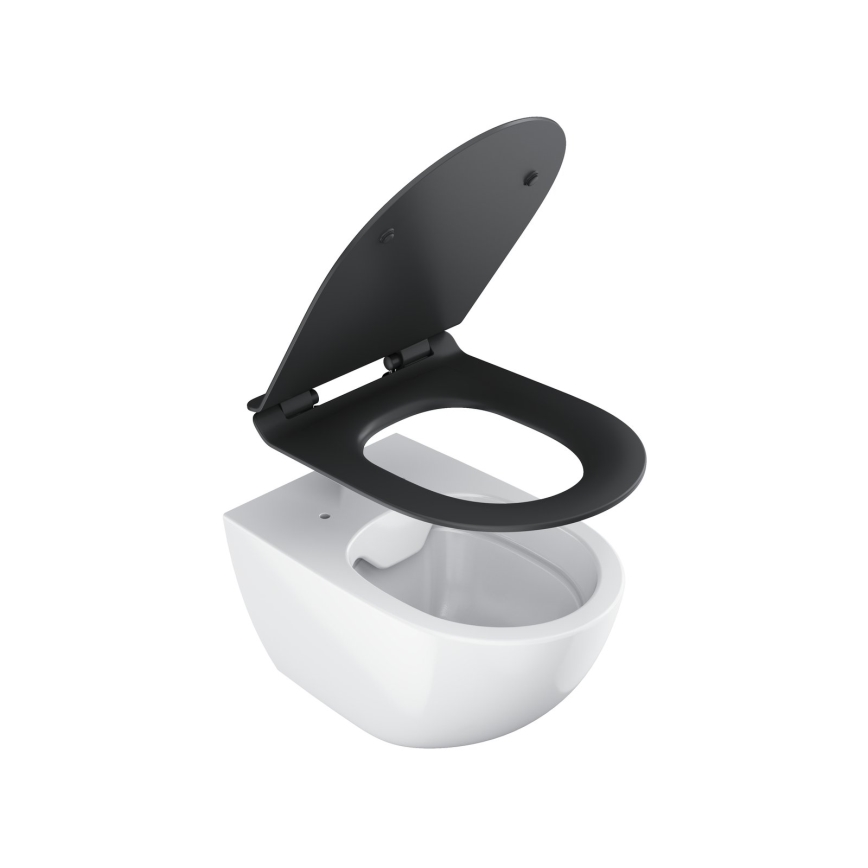 Ravak X01862 - Asiento de inodoro SoftClose VITA SLIM negro