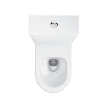 Ravak X01870 - Inodoro combinado sin brida (Rimless) con asiento SoftClose OPTIMA cerámica/blanco