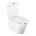 Ravak X01872 - Inodoro compacto sin brida con asiento SoftClose ELEGANT, cerámica/blanco