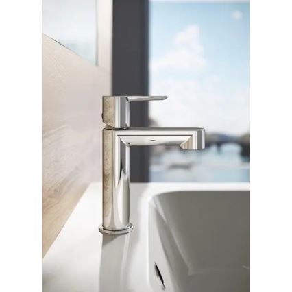 Ravak X070113 - Grifo de lavabo PURI 19,1 cm, cromo brillante