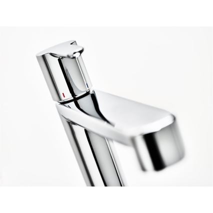 Ravak X070114 - Grifo monomando para lavabo PURI 32,2 cm cromo brillante