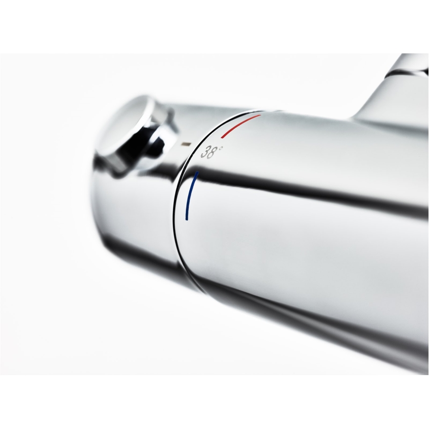 Ravak X070116 - Mezclador termostático de ducha PURI cromo brillante