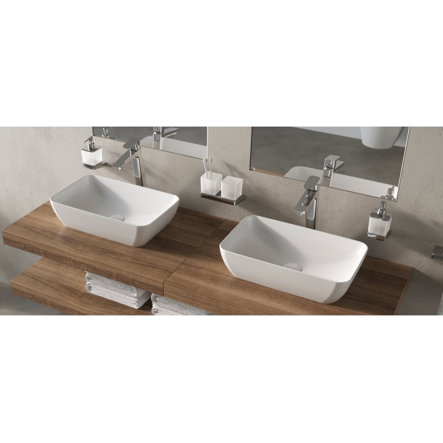 Ravak X070130 - Grifo de lavabo FREE 33,4 cm cromo brillante