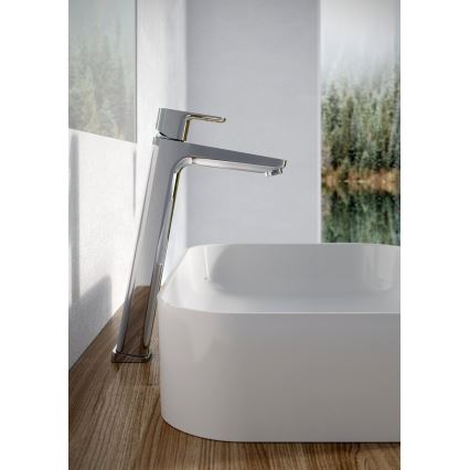 Ravak X070130 - Grifo de lavabo FREE 33,4 cm cromo brillante