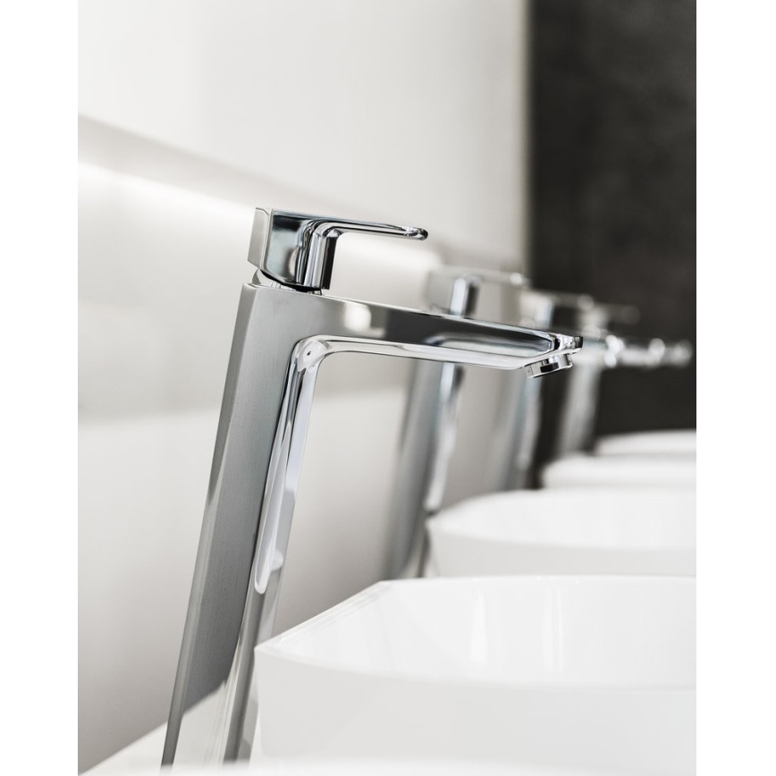 Ravak X070130 - Grifo de lavabo FREE 33,4 cm cromo brillante