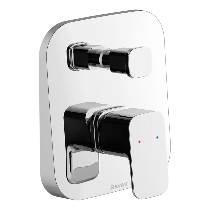 Ravak X070136 - Mezclador de ducha para instalación empotrada FREE, cromo brillante