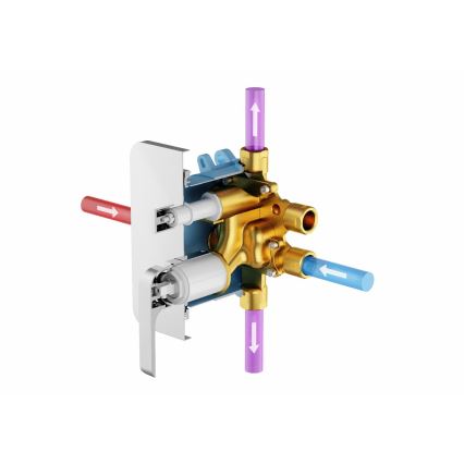 Ravak X070139 - Cuerpo base para grifos empotrados R-BOX VARI 13,9x14,6 cm