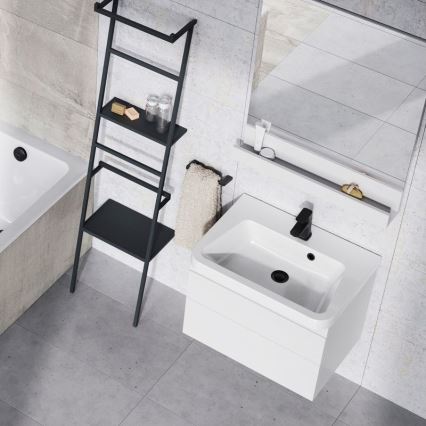 Ravak X070148 - Grifo monomando para lavabo FREE 14,4 cm negro