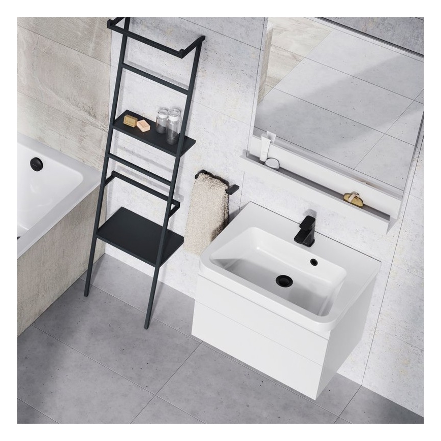 Ravak X070148 - Grifo monomando para lavabo FREE 14,4 cm negro