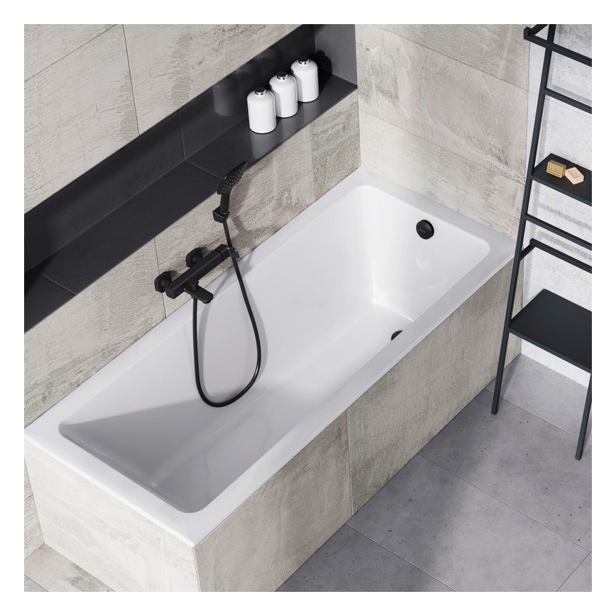 Ravak X070152 - Grifo de bañera FREE negro