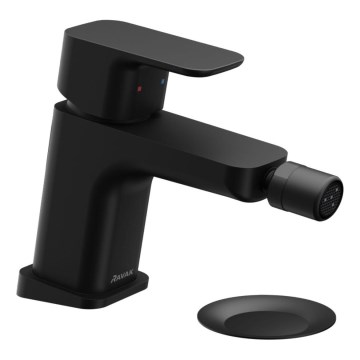 Ravak X070155 - Grifo para bidé + válvula de desagüe FREE, negro