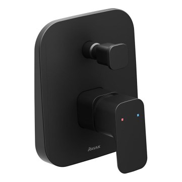 Ravak X070158 - Mezclador de ducha para instalación empotrada FREE, negro