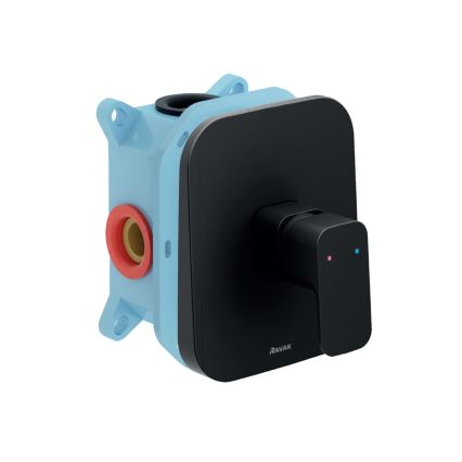 Ravak X070159 - Mezclador de ducha empotrado FREE negro