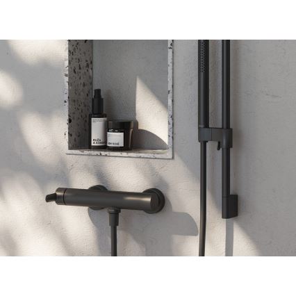 Ravak X070187 - Grifo de ducha PURI negro