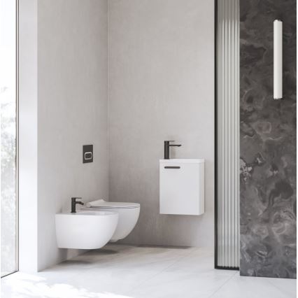 Ravak X070460 - Grifo para lavabo CHROME 17,7 cm negro