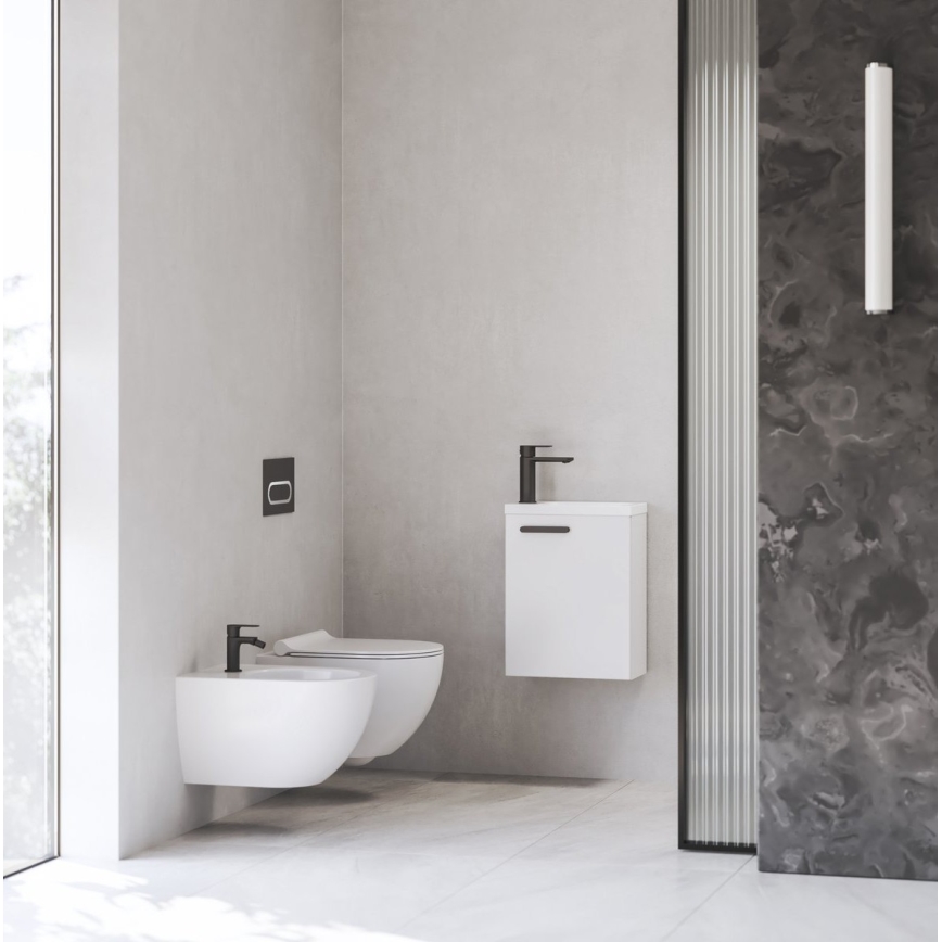 Ravak X070460 - Grifo para lavabo CHROME 17,7 cm negro