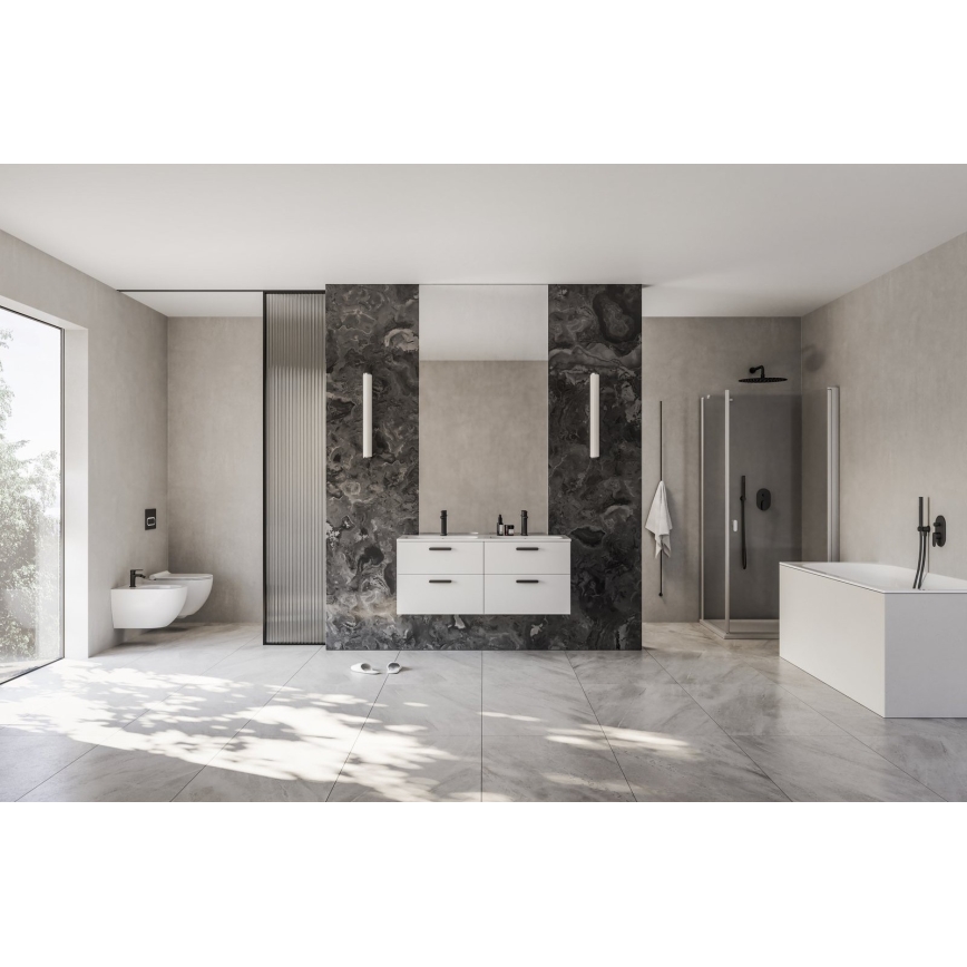 Ravak X070460 - Grifo para lavabo CHROME 17,7 cm negro