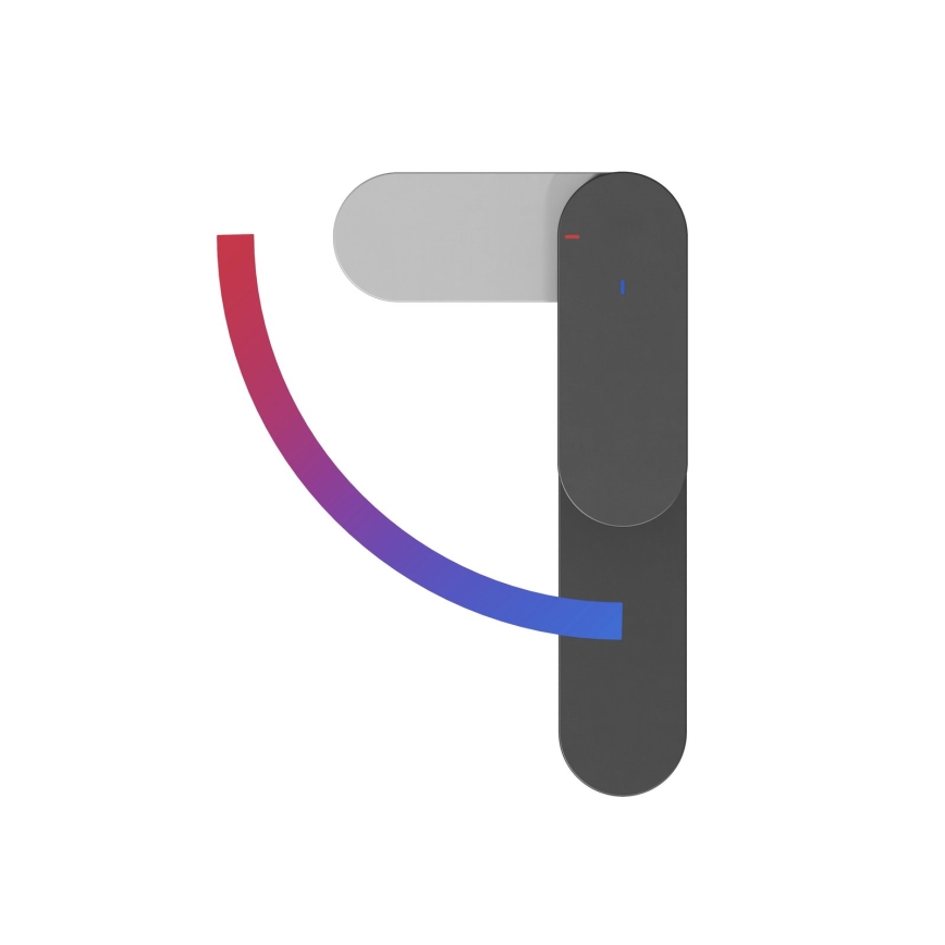 Ravak X070460 - Grifo para lavabo CHROME 17,7 cm negro