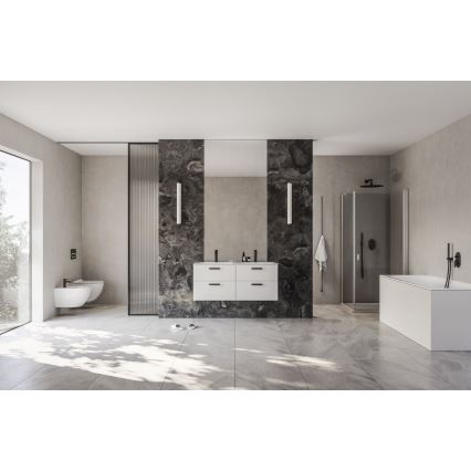 Ravak X070466 - Mezclador empotrado para ducha CHROME negro