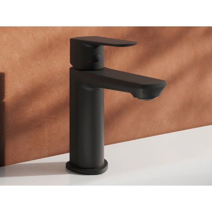 Ravak X070476 - Grifo para lavabo LIFE 16 cm, negro