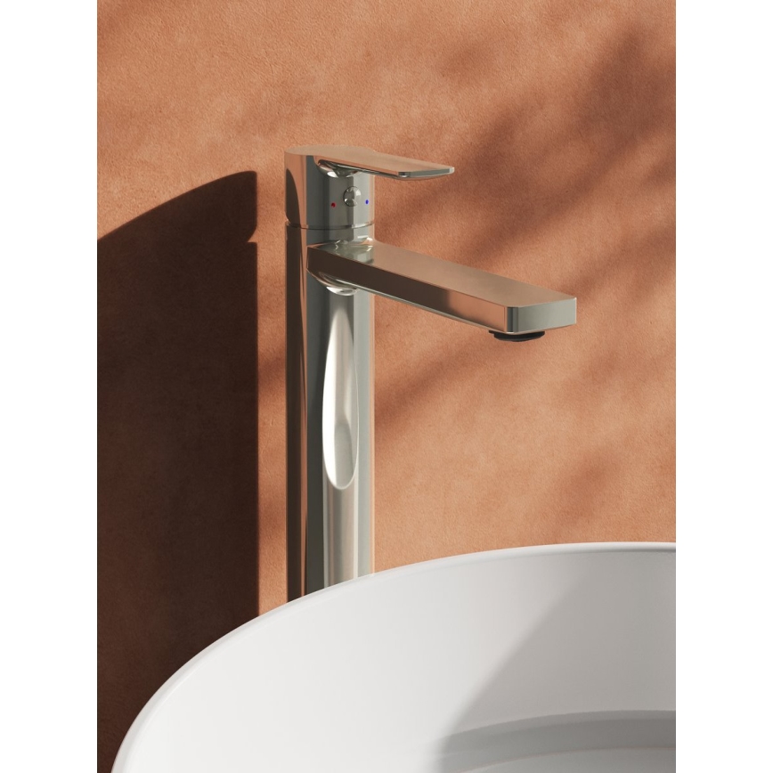 Ravak X070484 - Grifo para lavabo SOLAR 29 cm, cromo brillante