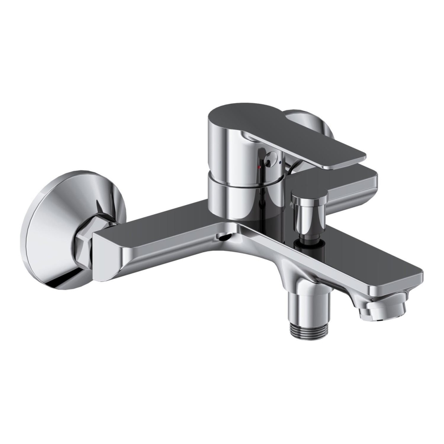 Ravak X070485 - Mezclador para bañera SOLAR, cromo brillante