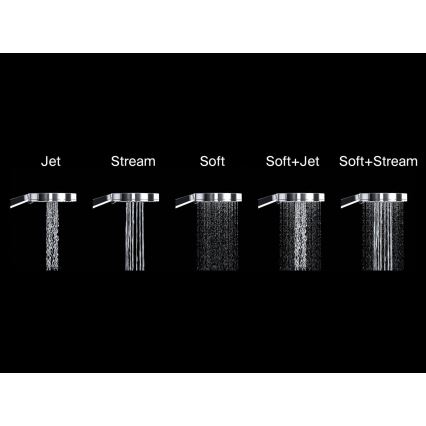 Ravak X07P008 - Ducha de mano, acabado en cromo brillante