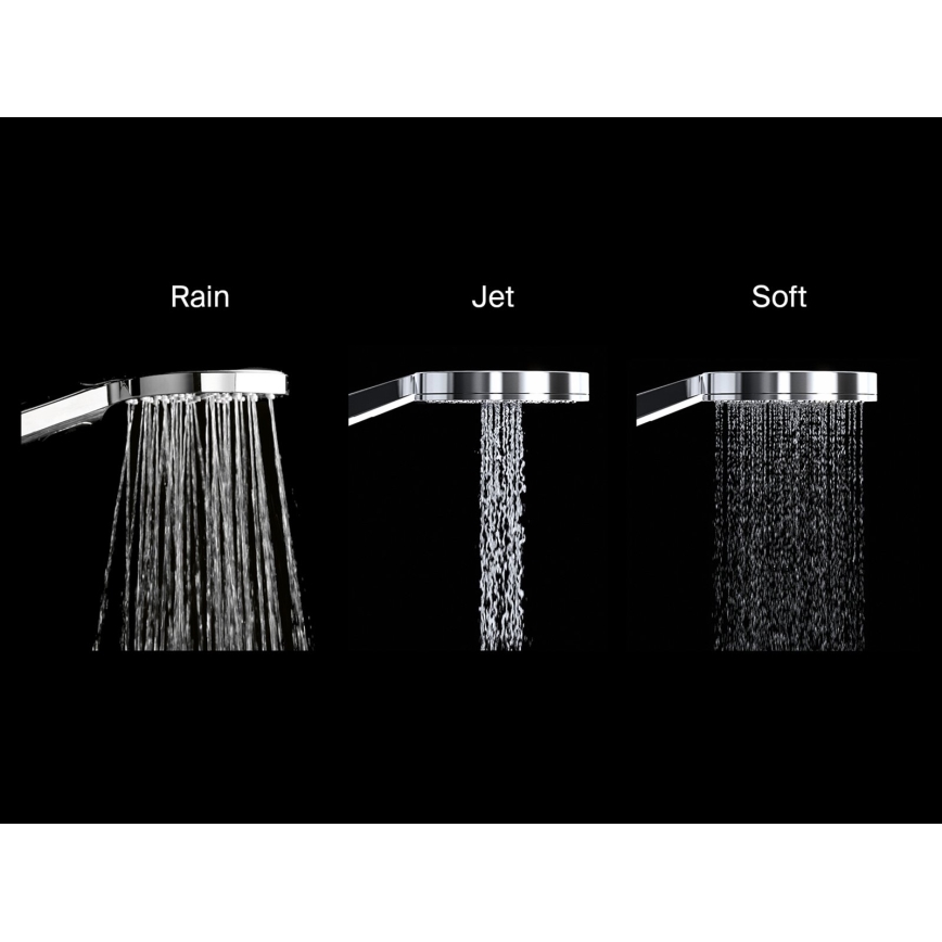 Ravak X07P177 - Juego de ducha cromo brillante