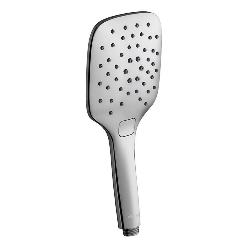 Ravak X07P348 - Ducha de mano con pulsador, cromo brillante