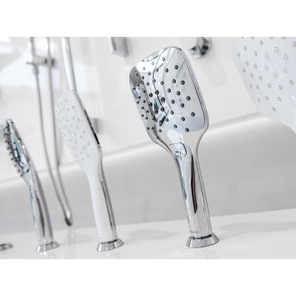 Ravak X07P348 - Ducha de mano con pulsador, cromo brillante