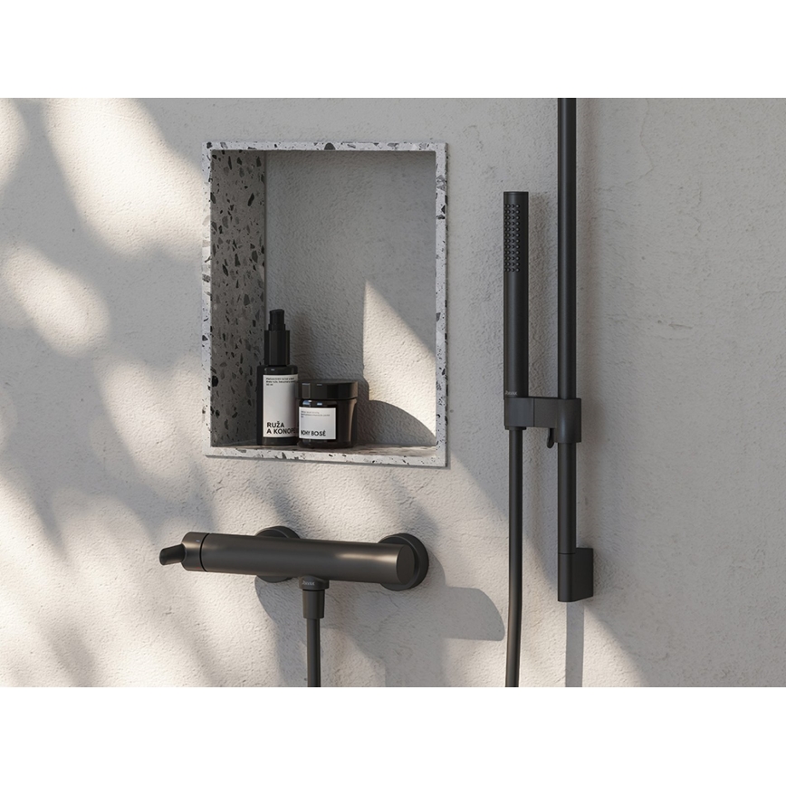 Ravak X07P573 - Alcachofa de ducha AIR negra