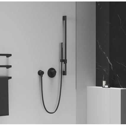 Ravak X07P670 - Alcachofa de ducha negra mate