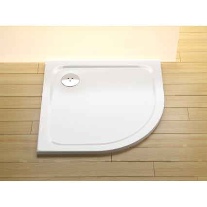 Ravak XA247701010 - Plato de ducha cuadrante ELIPSO 90x90 cm blanco