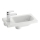 Ravak XJGL1100000 - Lavabo suspendido CHROME 40x22 cm mármol fundido/blanco