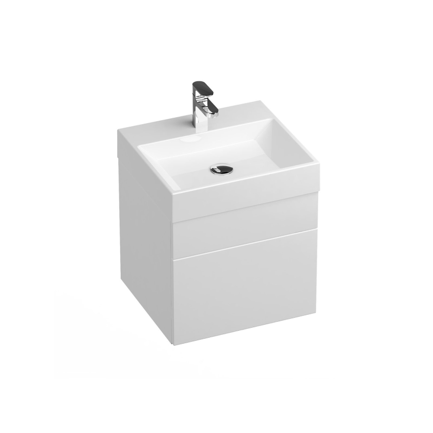 Ravak XJO01250000 - Lavabo suspendido NATURAL 50x45 cm mármol fundido/blanco
