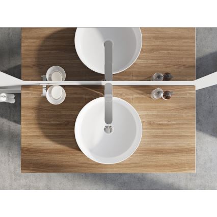 Ravak XJX01140001 - Lavabo sobre encimera UNI de 40 cm de diámetro, cerámica/blanco