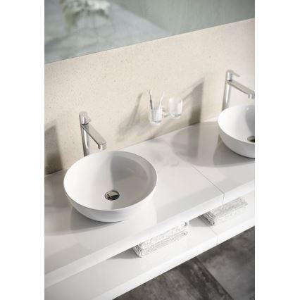 Ravak XJX01140003 - Lavabo sobre encimera UNI SLIM, diámetro 40 cm, cerámica/blanco