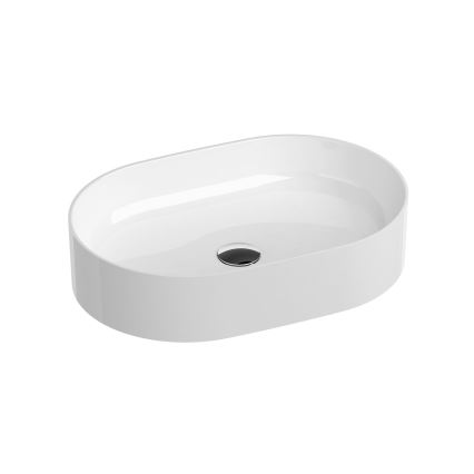 Ravak XJX01155001 - Lavabo para encimera CERAMIC SLIM 55x37 cm cerámica/blanco