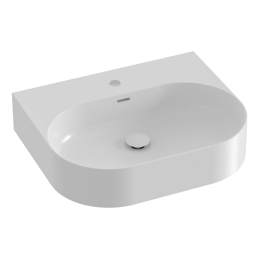 Ravak XJX01155004 - Lavabo sobre encimera CERAMIC SLIM 55x45 cm cerámica/blanco