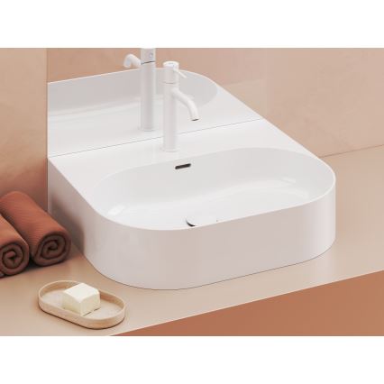 Ravak XJX01155004 - Lavabo sobre encimera CERAMIC SLIM 55x45 cm cerámica/blanco