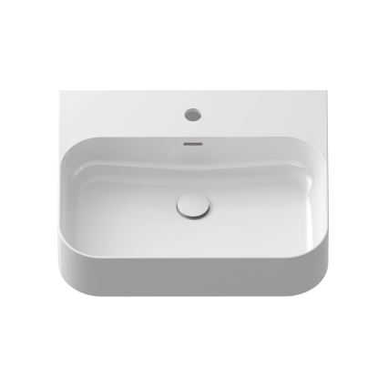 Ravak XJX01155006 - Lavabo para encimera CERAMIC SLIM 55 x 45 cm cerámica/blanco