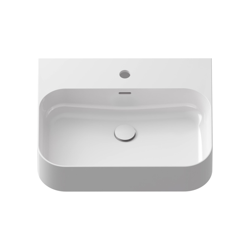 Ravak XJX01155006 - Lavabo para encimera CERAMIC SLIM 55 x 45 cm cerámica/blanco