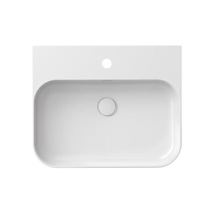Ravak XJX01155006 - Lavabo para encimera CERAMIC SLIM 55 x 45 cm cerámica/blanco
