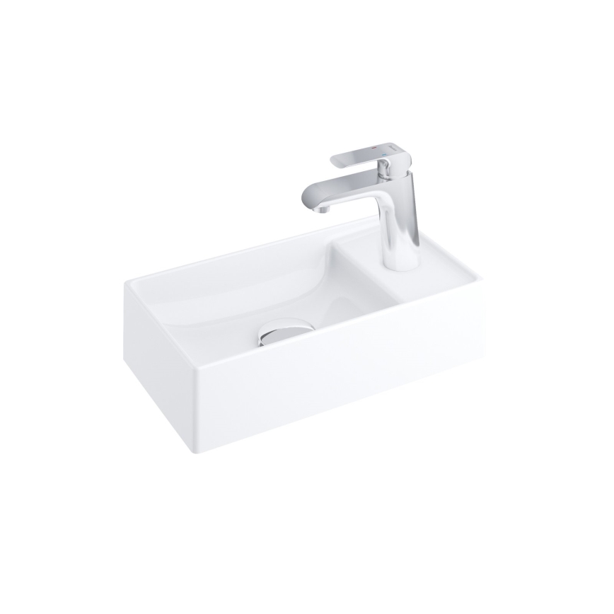 Ravak XJX01240000 - Lavabo sobre encimera VEDA SLIM 40x22 cm cerámica/blanco