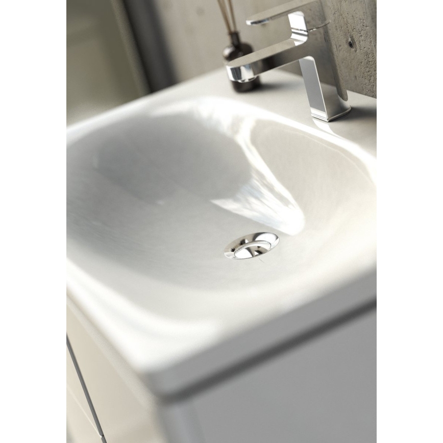 Ravak XJX01260000 - Lavabo empotrado BALANCE 60 x 46,5 cm cerámica/blanco